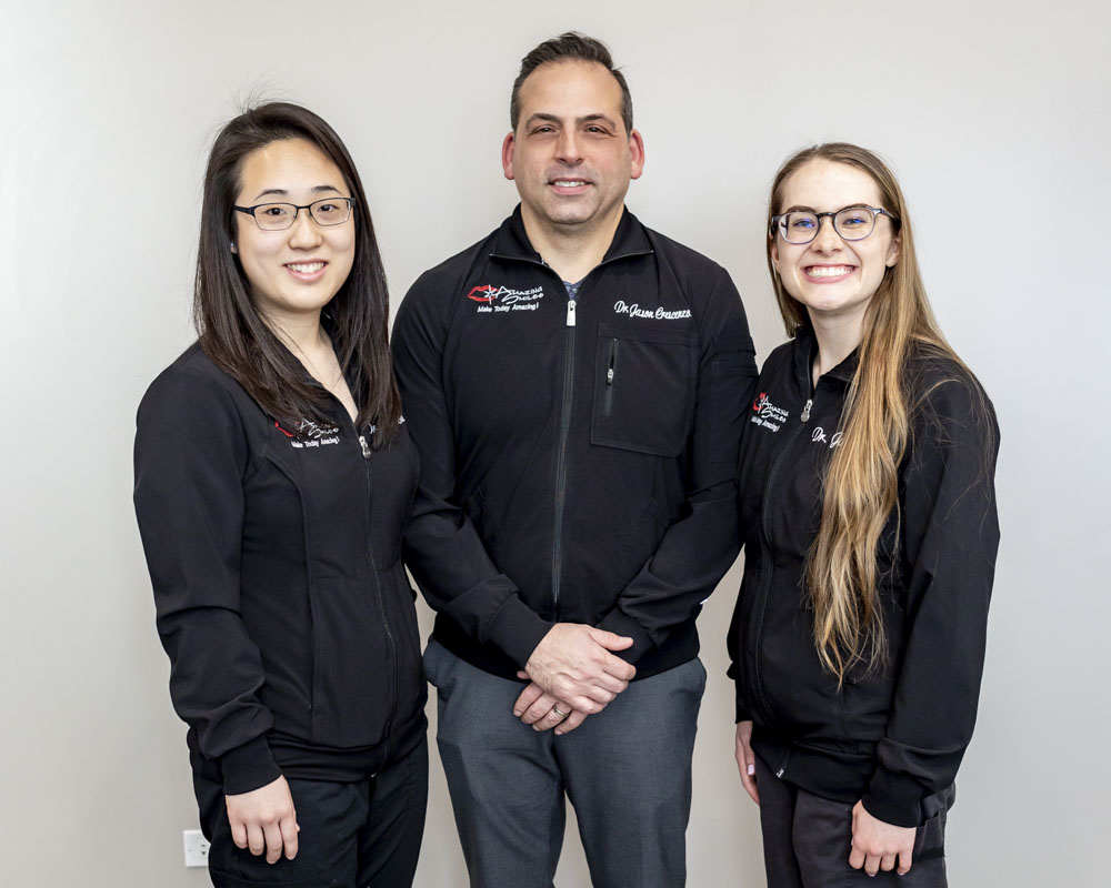 dr. jason crescenzo, dr. yuhan sun, and dr. jaclyn macdonald