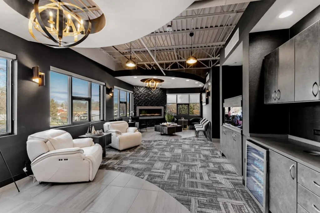 Front lobby of Amazing Smiles in Tinley Park ,IL.